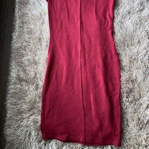 Red Short Sleeve Dress